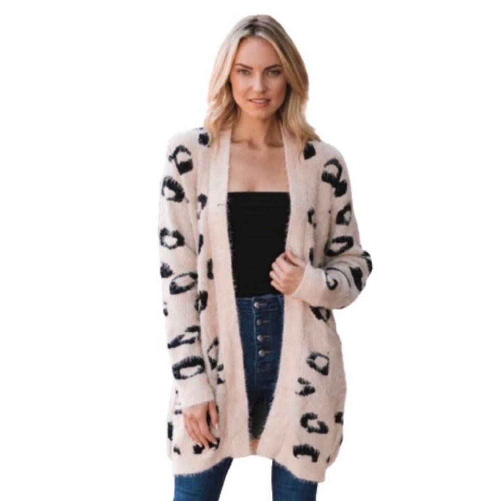Amaryllis Leopard Print Cardigan